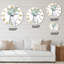 Succulent Home Plant - Horloge murale traditionnelle-60328402