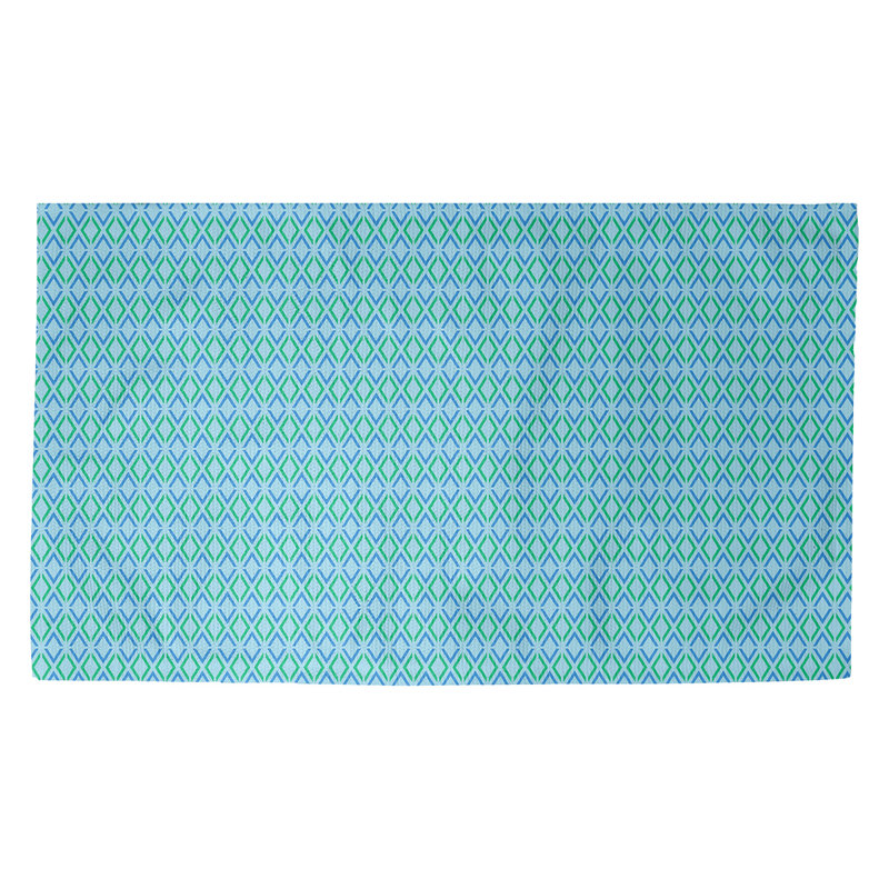 Tapis bleu/mauve à flèches pastel Avicia, Rectangle 2 pi 2 po x 3 pi 4 po