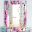 Miroir décoratif plumes éclectique-40085960