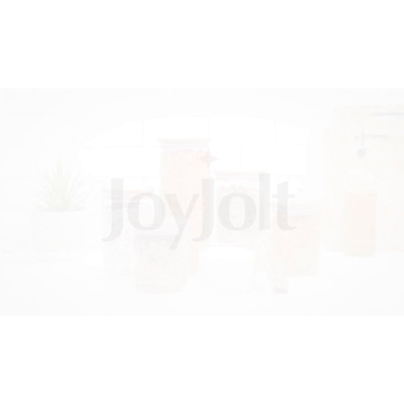 Set of 6 Glass Food Storage Jars with Bamboo Lids