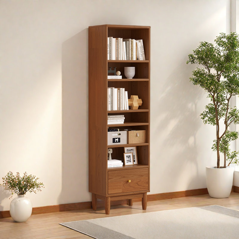 La bibliothèque d'un influenceur tendance, Marron foncé