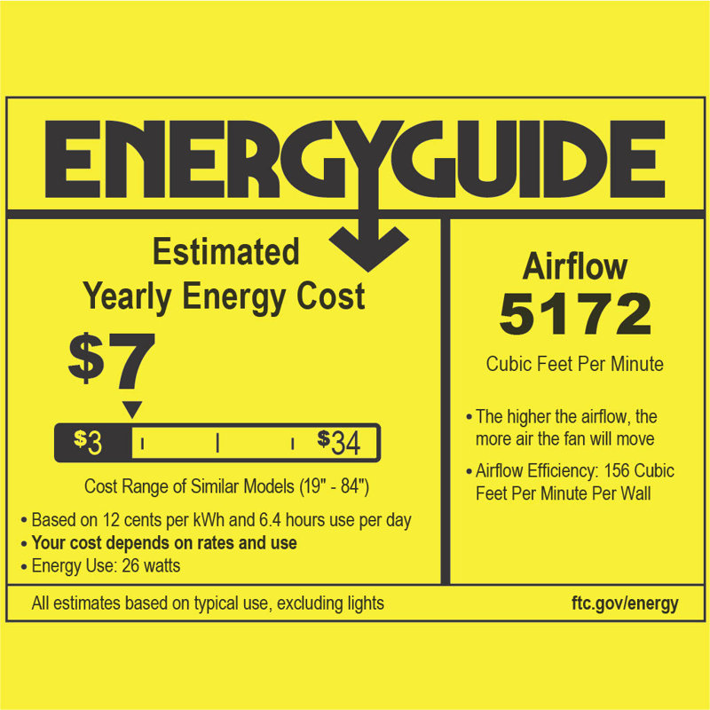 Arkdale Smart 52 LED Ceiling Fan, Midnight Black, Midnight Black