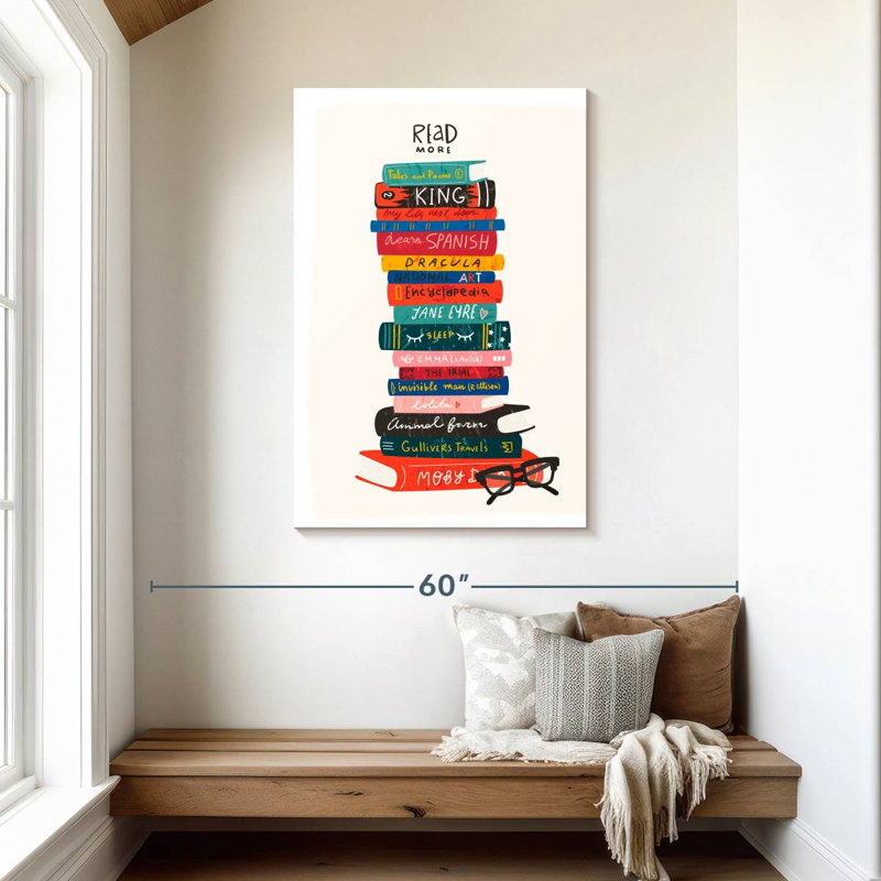 Keiraleigh Read More Book Stack, 45" H x 30" W