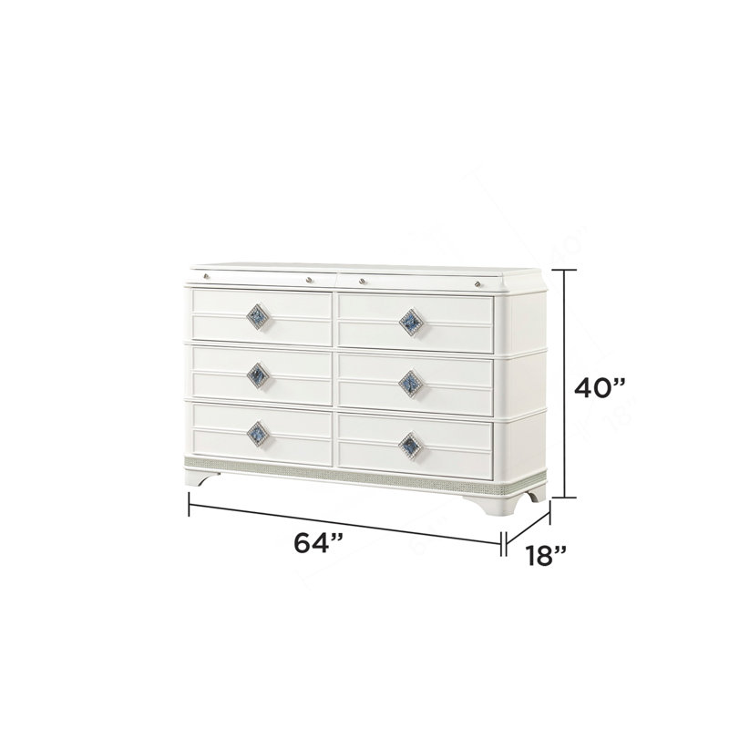Commode 6 tiroirs Laguna