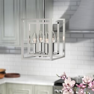 Davion 4 - Light Lantern Square / Rectangle Pendant