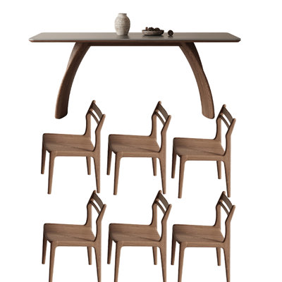 Table rétro vintage avec simplicité moderne