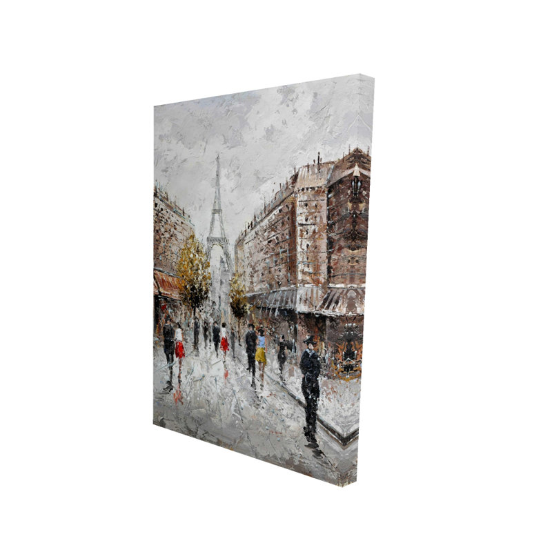 Toile Paris Paris | Décor contemporain de villes brunes