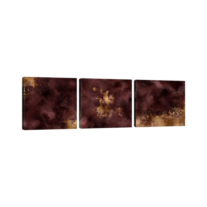 «Enchant Triptych», ensemble d'art mural sur toile tendue (ensemble de 3)