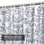 Rideau de douche Halloween Doodle Horror Witch Art avec 12 crochets-195736063