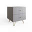 Alipio 40cm W Manufactured Wood Bedside Table-356873538