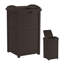 Cachette en résine avec couvercle verrouillable l 17 po x P 17 po Suncast-120464691-19928045