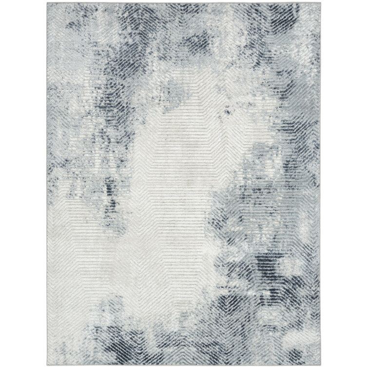 Leuchte Grey Navy Modern Indoor Rug