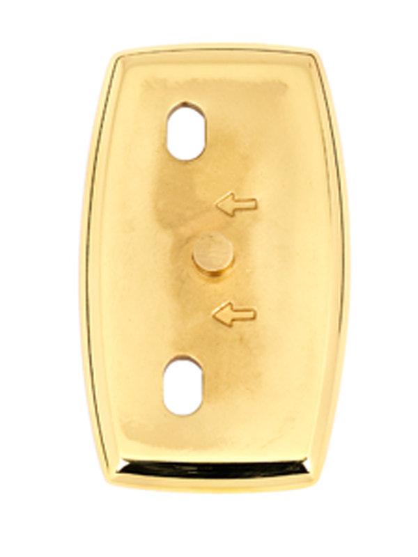 Polished Brass Decorative Cabinet Base Plate