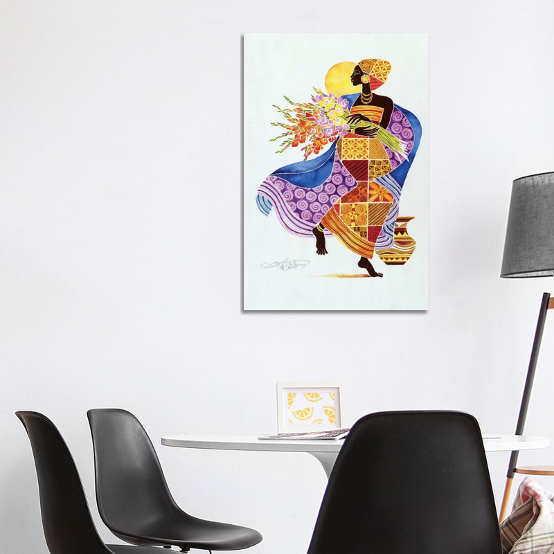 Kikora by Keith Mallett - Wrapped Canvas Painting, 101.6 cm H x 66.04 cm W x 1.91 cm D