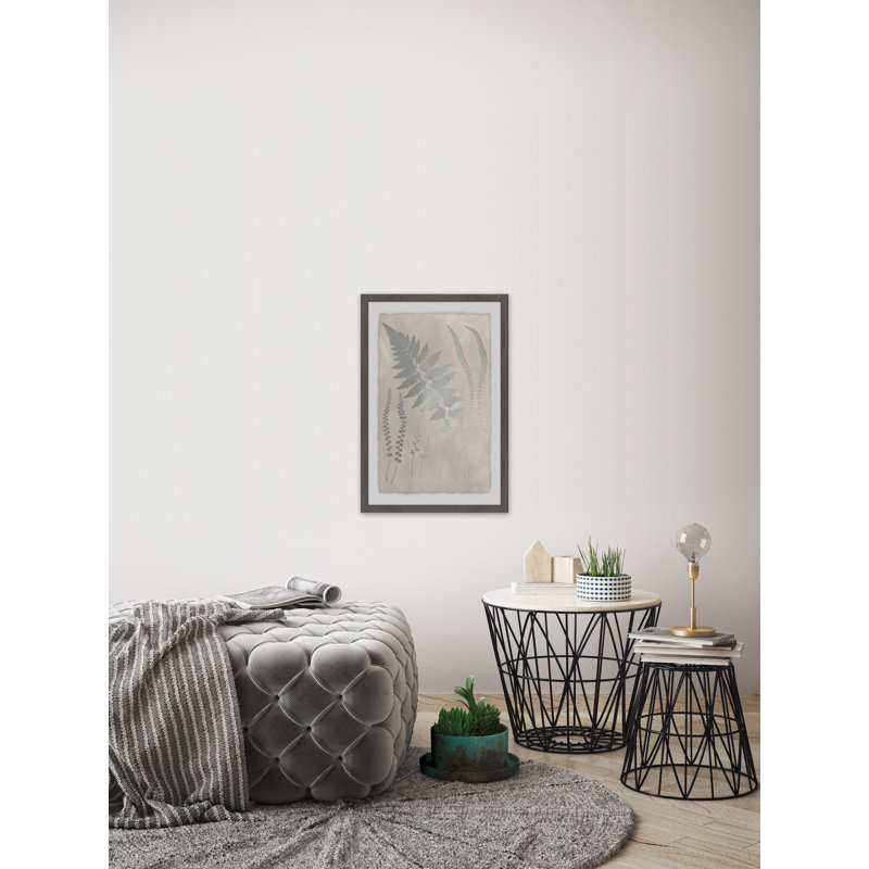 « rétro palm study x », impression encadrée, H 36 po x l 24 po x P 1,5 po