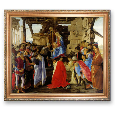 Adoration des mages par Sandro Botticelli, reproductions d'art classique sur toile, estampe numérique sur toile pour la décoration intérieure