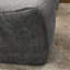 Méridienne de taille moyenne à douce avec chenille inclinable spacieuse grise-882661399