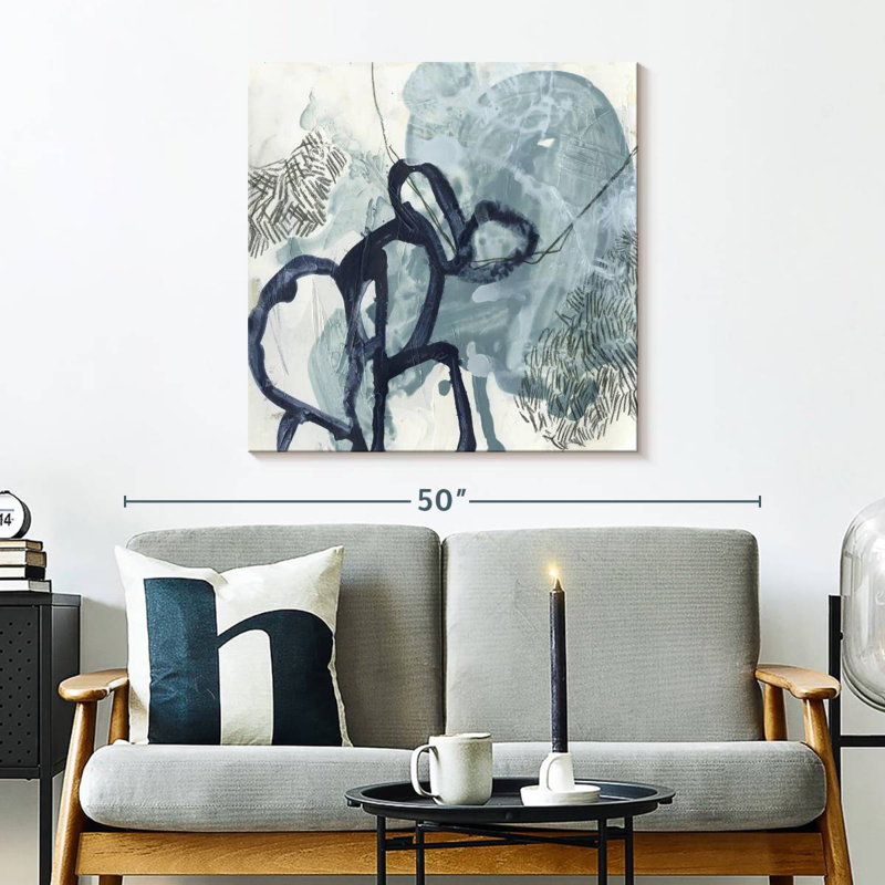 Bleu ardoise Avery I, H 30 po x l 30 po