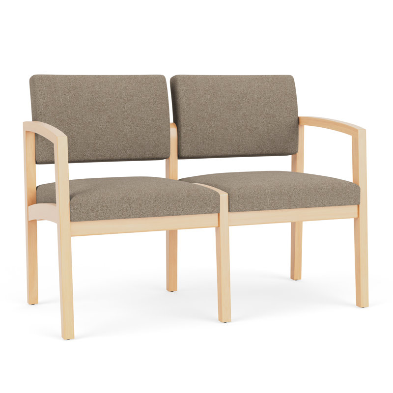 Lenox 2-seater tandem chair, Naturel, Limon Archetype