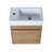 Bathroom Vanity 18'', Resin Sink, Soft-Close Door, Modern Eminence, Ample Storage, Imitative Oak Color Wall Mounted 18'' With Sink & Interior,-1848206597