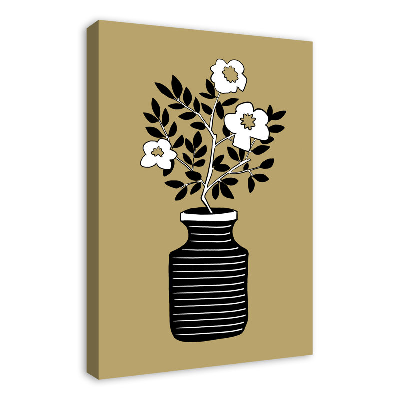 «Boho Plant», impression sur toile non encadrée