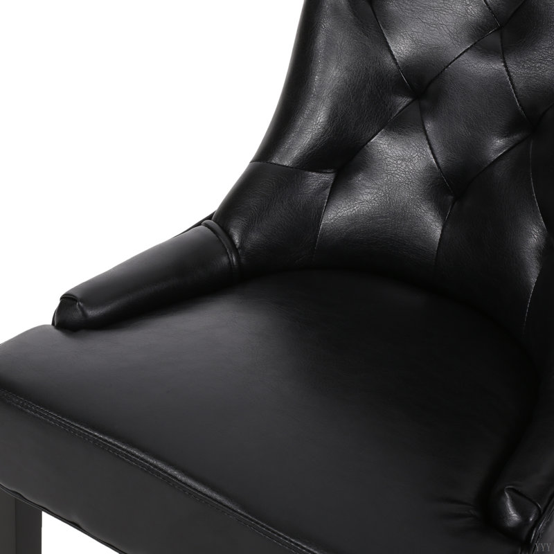 FAUTEUIL CHINEY - KD MP2 (ensemble de 2), Noir