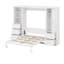 Grand lit escamotable avec tiroirs-711473397