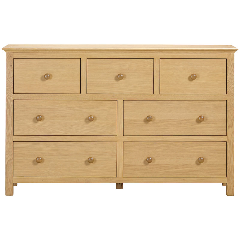 Taounate 125cm W 7 - Drawer Chest of Drawers