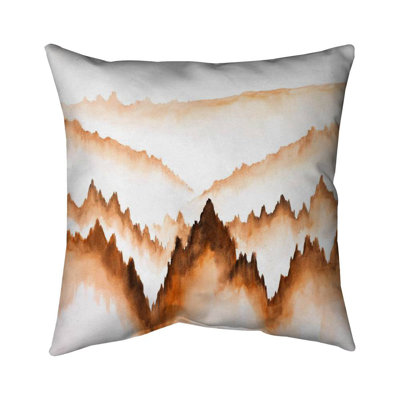 Mountain of Large Fir Trees Outdoor Throw Pillow | Home Decor
