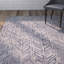 Tapis bleu en laine touffeté à la main Gramercy-287592225