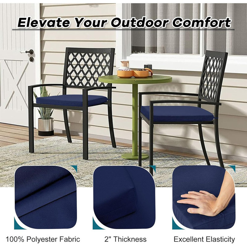 Ensemble de 4 coussins d'extérieur Basic Basic