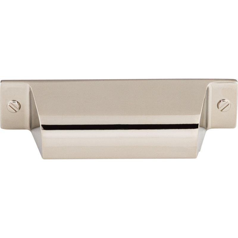 Channing Cup/Bin pull, Polished Nickel, 2 3/4" Center to Center