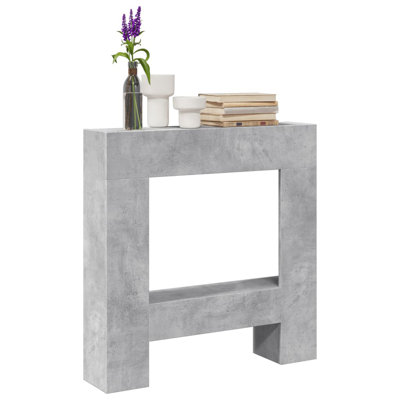Fireplace Surround 81X18x82 Cm Engineered Wood