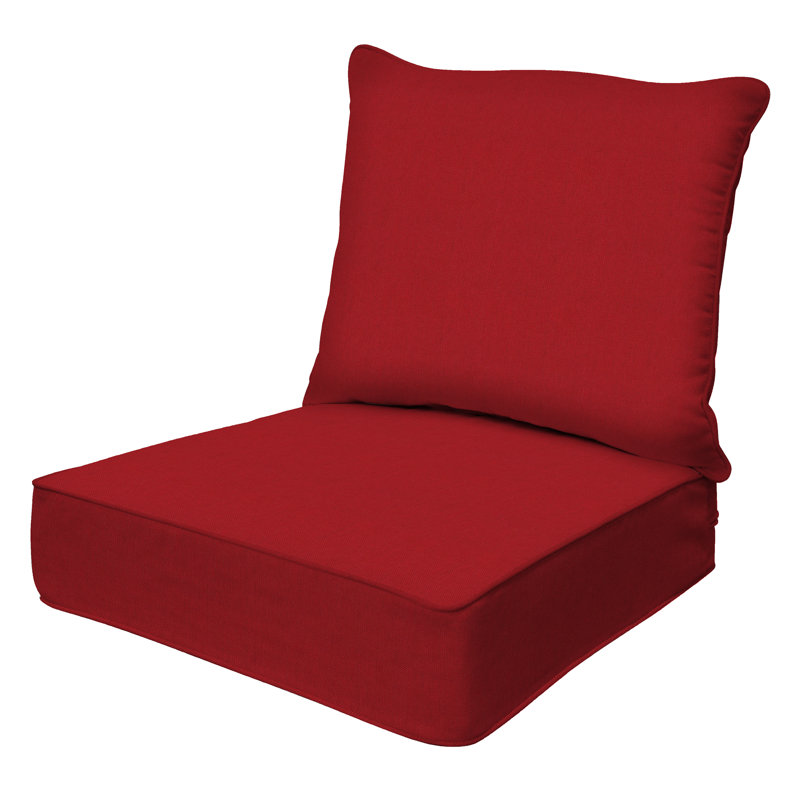 Ensemble de coussins d'extérieur à assise profonde Meridian - Design confortable, durable et résistant aux intempéries, Blé
