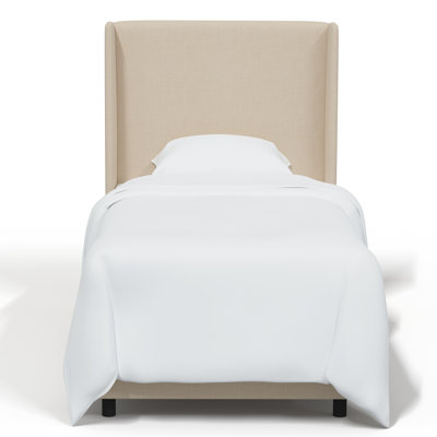 Tilly Upholstered Wingback Bed