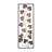 Handmade Decorative Metal Wall Accessory, 12.6 x 35.4 inches | 100% Metal, Thickness: 0.06 inches | Unique Hand-Painted Design, Perfect for Home Decor | Versatile Wall Hanging with Distinctive Color Variations