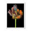 «Blooming Multicolor Fractal Flower», art mural moderne sur toile-473392603-473392600