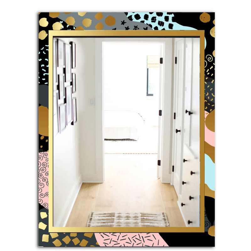 Miroir d'appoint Playful Glam, H 24 po x l 32 po