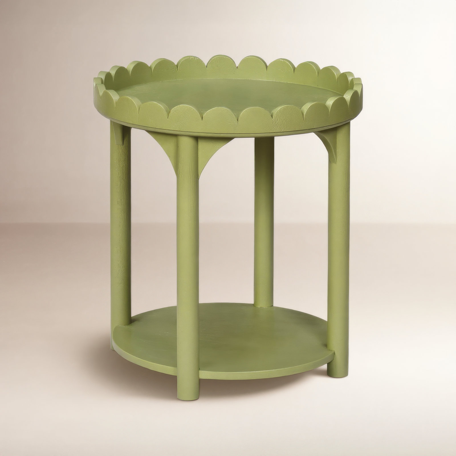 Madeline 20" Mango End Table, Green