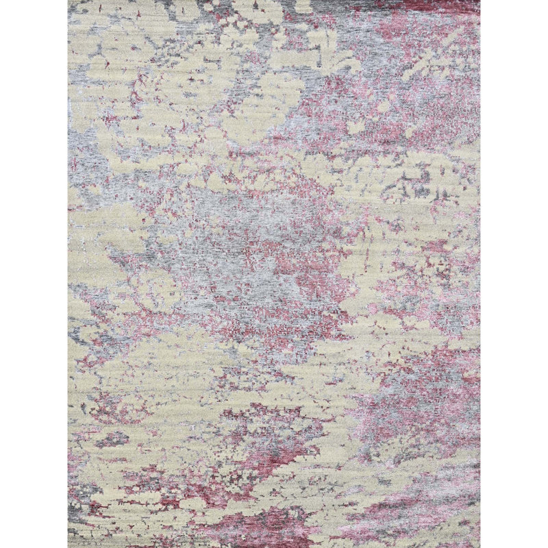 Tapis rectangulaire noué à la main, Rectangle 12 pi x 15 pi
