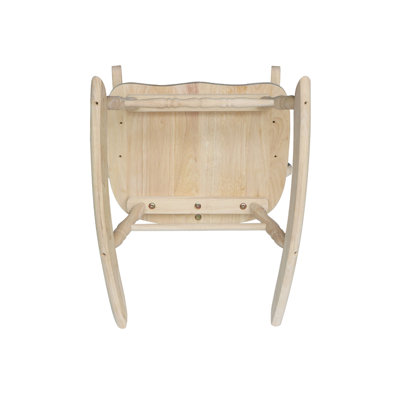  Chaise berçante en bois massif pour enfants Pétrolia