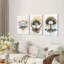3 Piece Wrapped Canvas Print-124061749