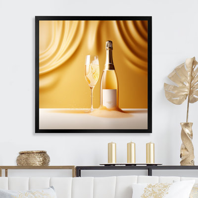 Impression sur toile Chardonnay Wine Charm - Wine & Champagne