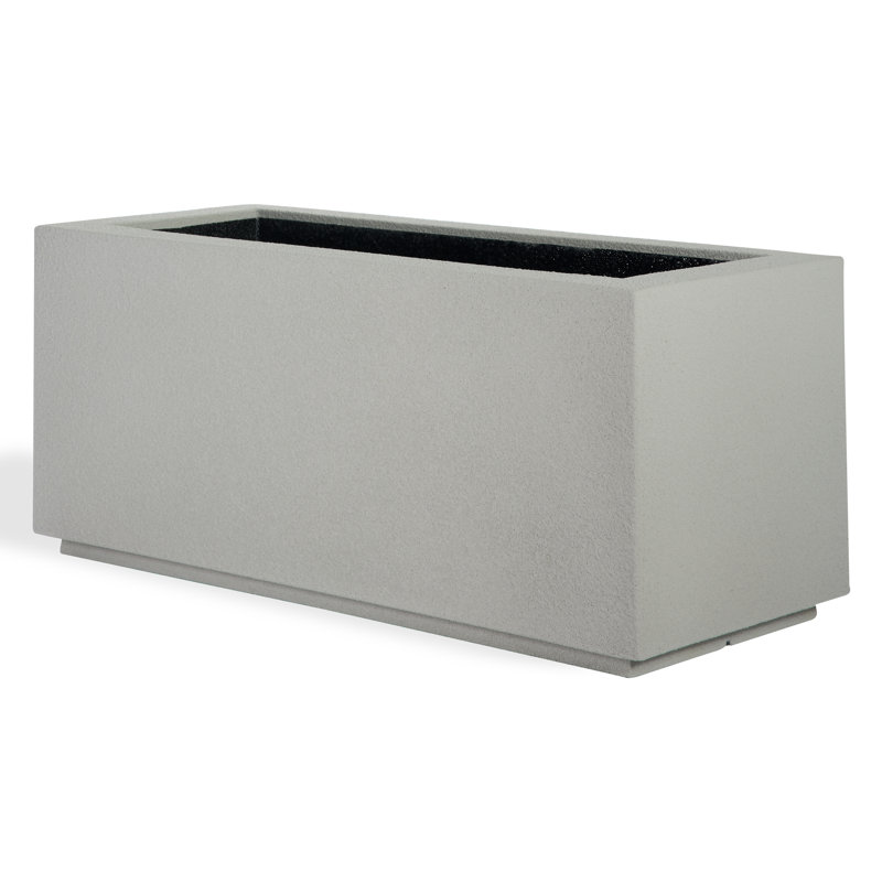 Argentine Trough Planter, Concrete Gray