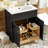 30'' Single Bathroom Vanity With Ceramic Top-975642291