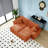 81" Sectional Sofa - Oversized Corduroy Cloud Couch with Movable Ottoman-401724901