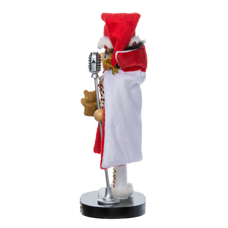 Casse-noisette de couleur elvis, H 11,8 po x l 5,4 po x P 4,5 po
