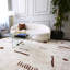 Tapis géométrique à poils longs Morin-1517540065