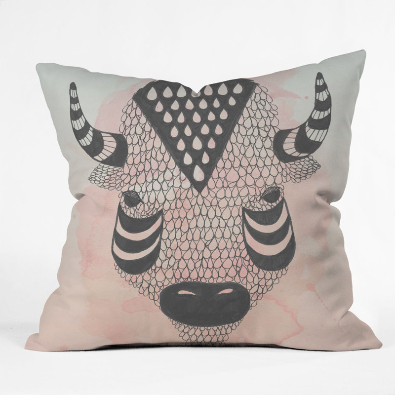 Coussin Wesley Bird Buffy, 16 po x 16 po