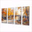 Ensemble de salon art mural jaune et beige-1395016953